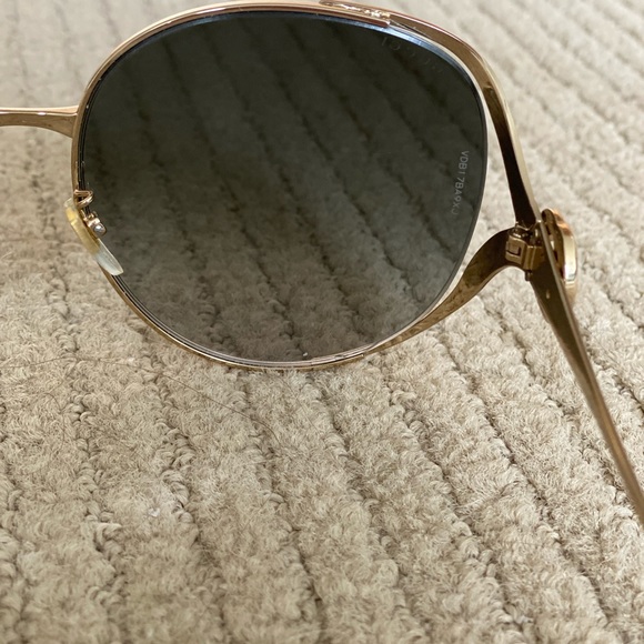 Gucci glasses, oversized, golden metal frame - Picture 7 of 13